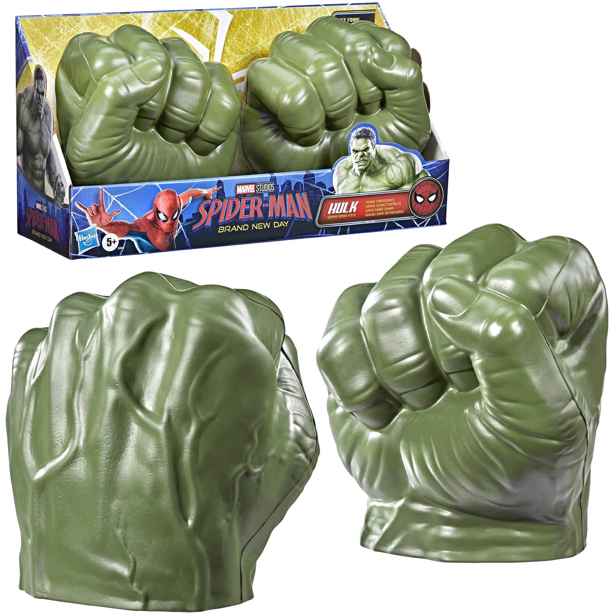 Marvel - Spider-Man Brand New Day Hulk Gamma Smash Fists - Hasbro
