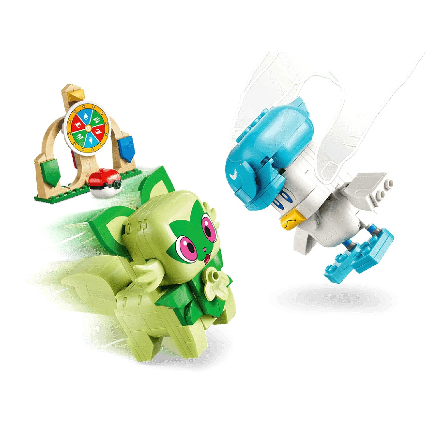 LEGO® 72158 SMART Play™ Compatible Sprigatito Fuecoco and Quaxly Battle - Pokémon™