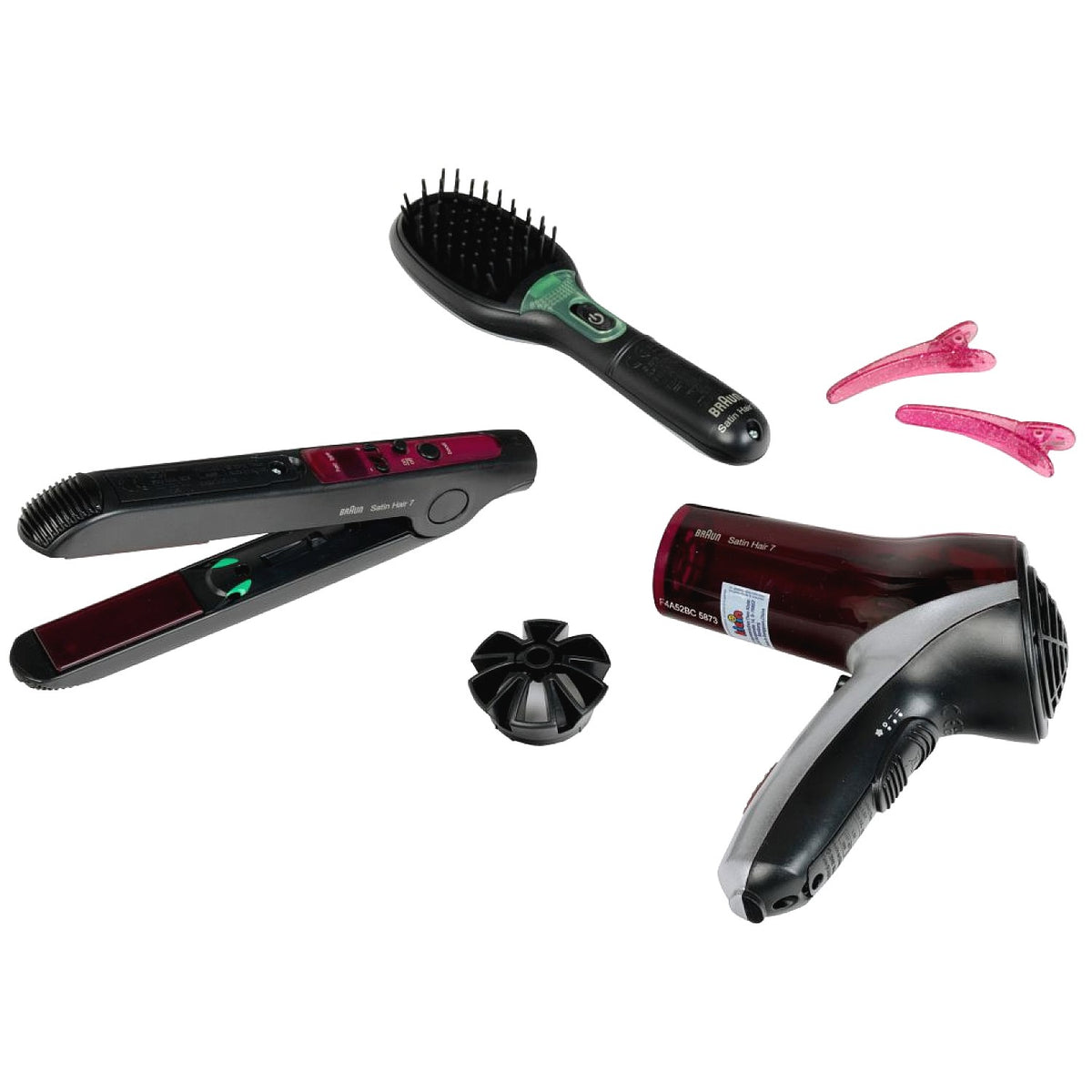 Braun - Satin Hair 7 Toy Hairstyling Set with Extra Clips
