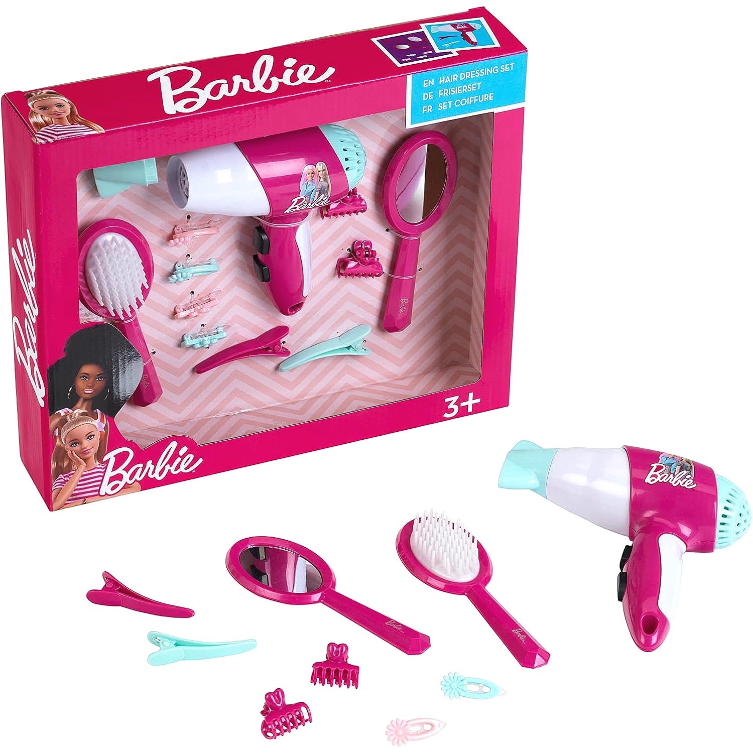 Barbie - Toy Hairdressing Set with Hairdryer