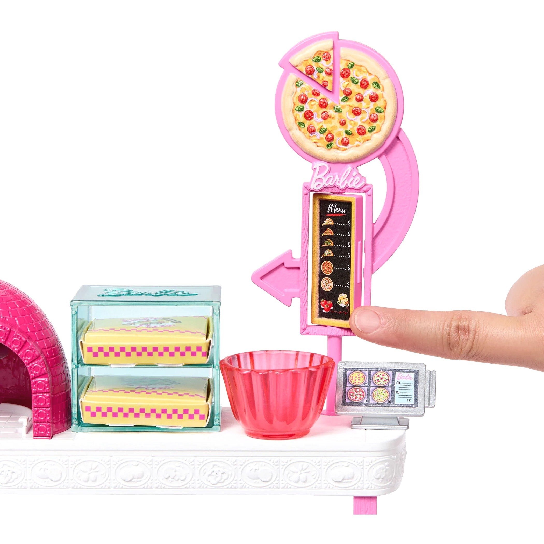 Barbie - Pizza Shop Playset Pizza Making Station - Mattel