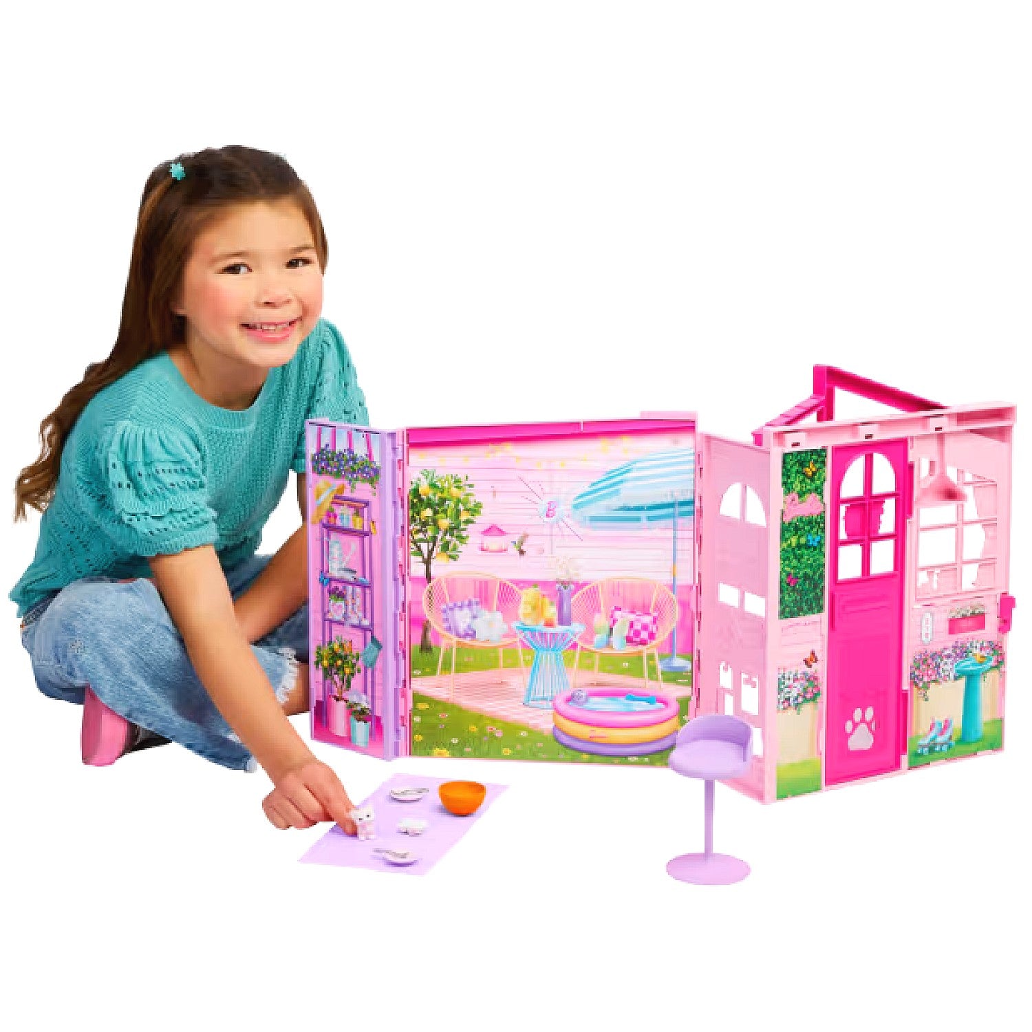 Barbie - Weekend Escape House Dollhouse Playset Dolls Not Included - Mattel