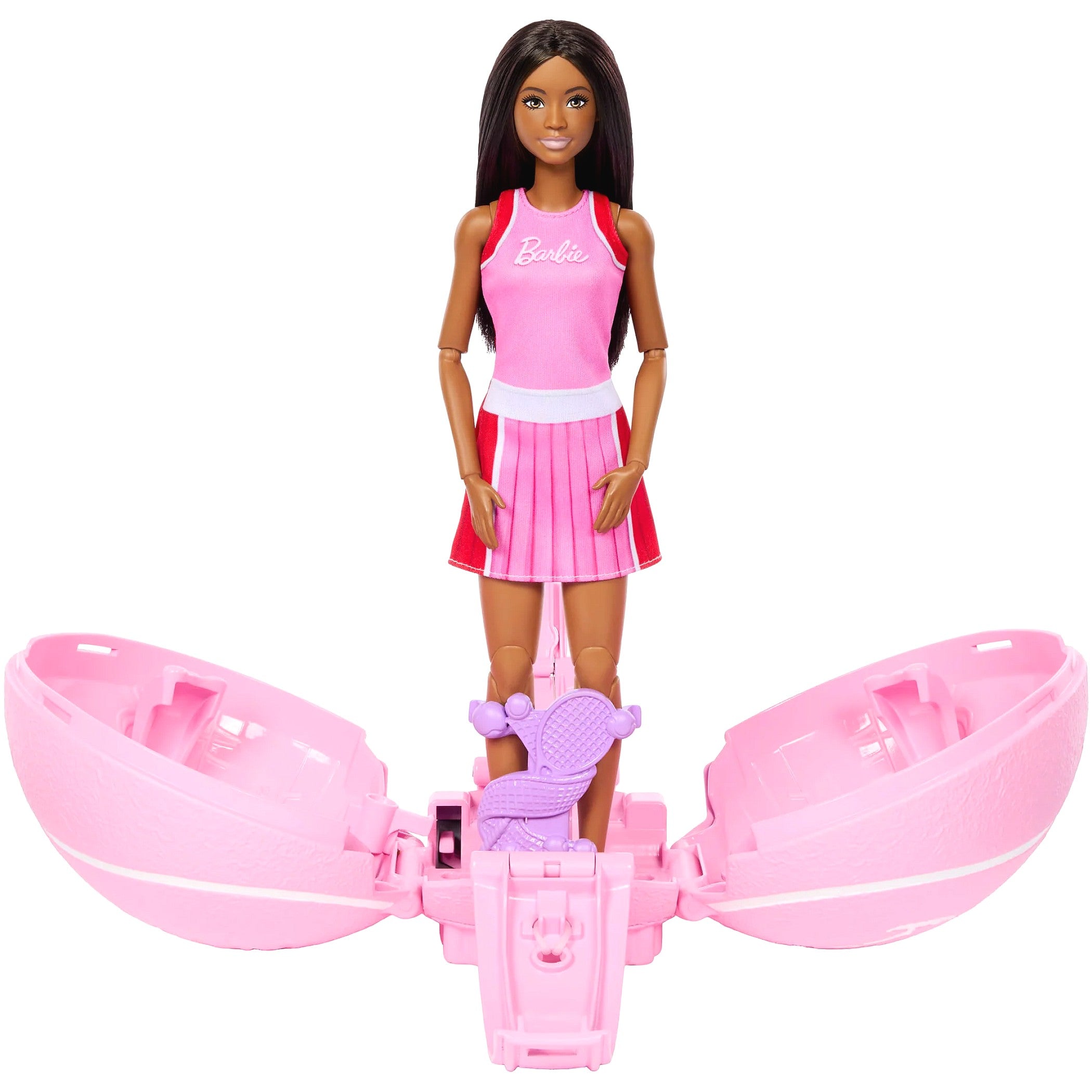 Barbie - Team Barbie Roll & Reveal Tennis Player Fashion Doll Playset - Mattel