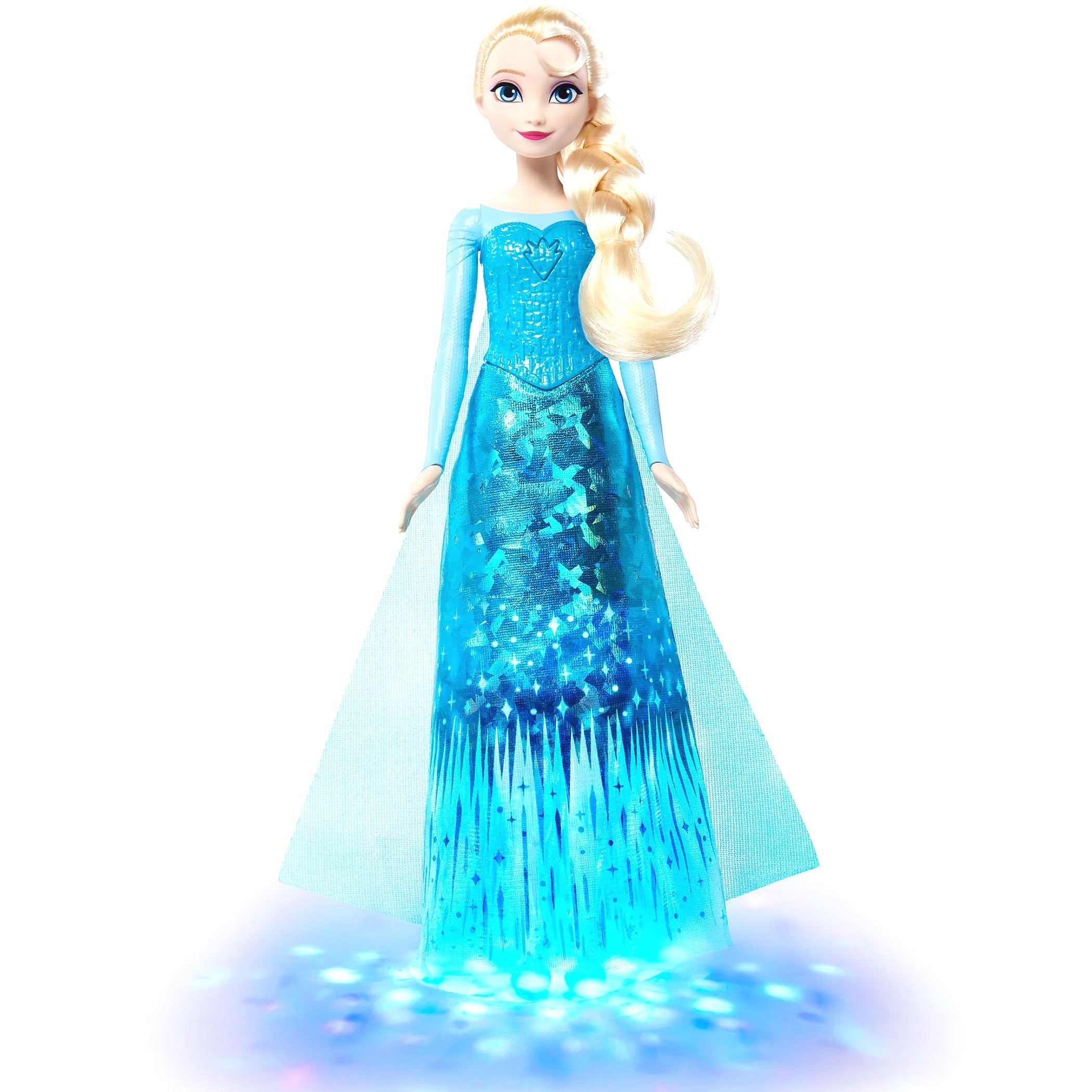 Disney - Singing Elsa Fashion Doll With Lights & Music Sings Let It Go - Mattel