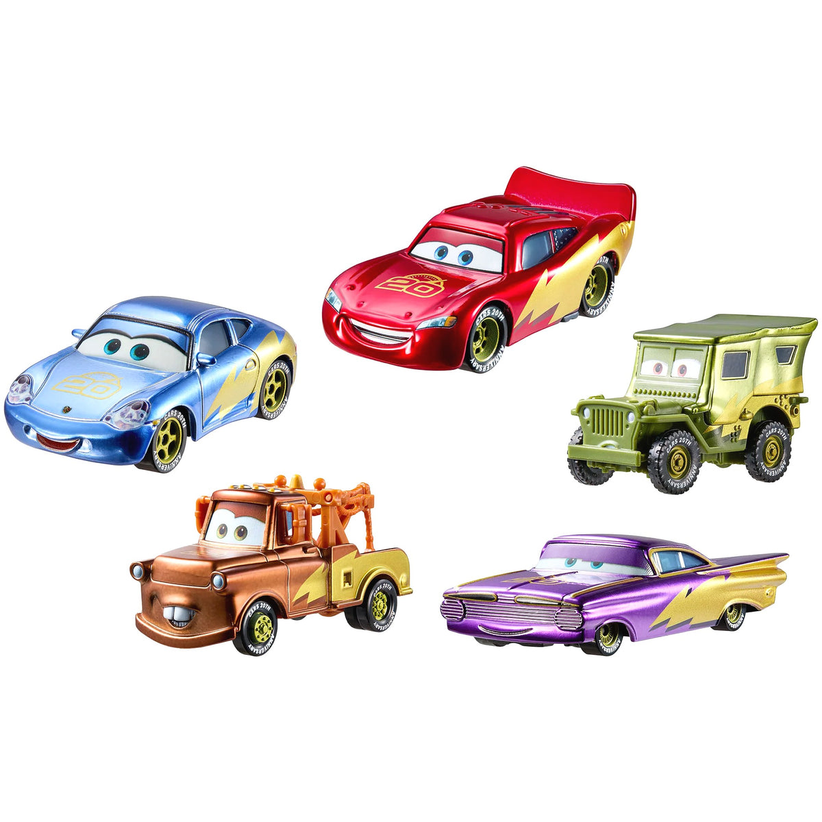 Disney Pixar - CARS 20th Anniversary Radiator Springs 5-Pack - Mattel