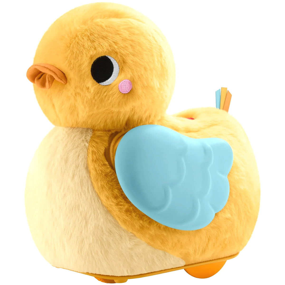 Fisher-Price - 4-In-1 Cuddle & Crawl Duck Baby Musical Tummy Time Plush Toy - Mattel