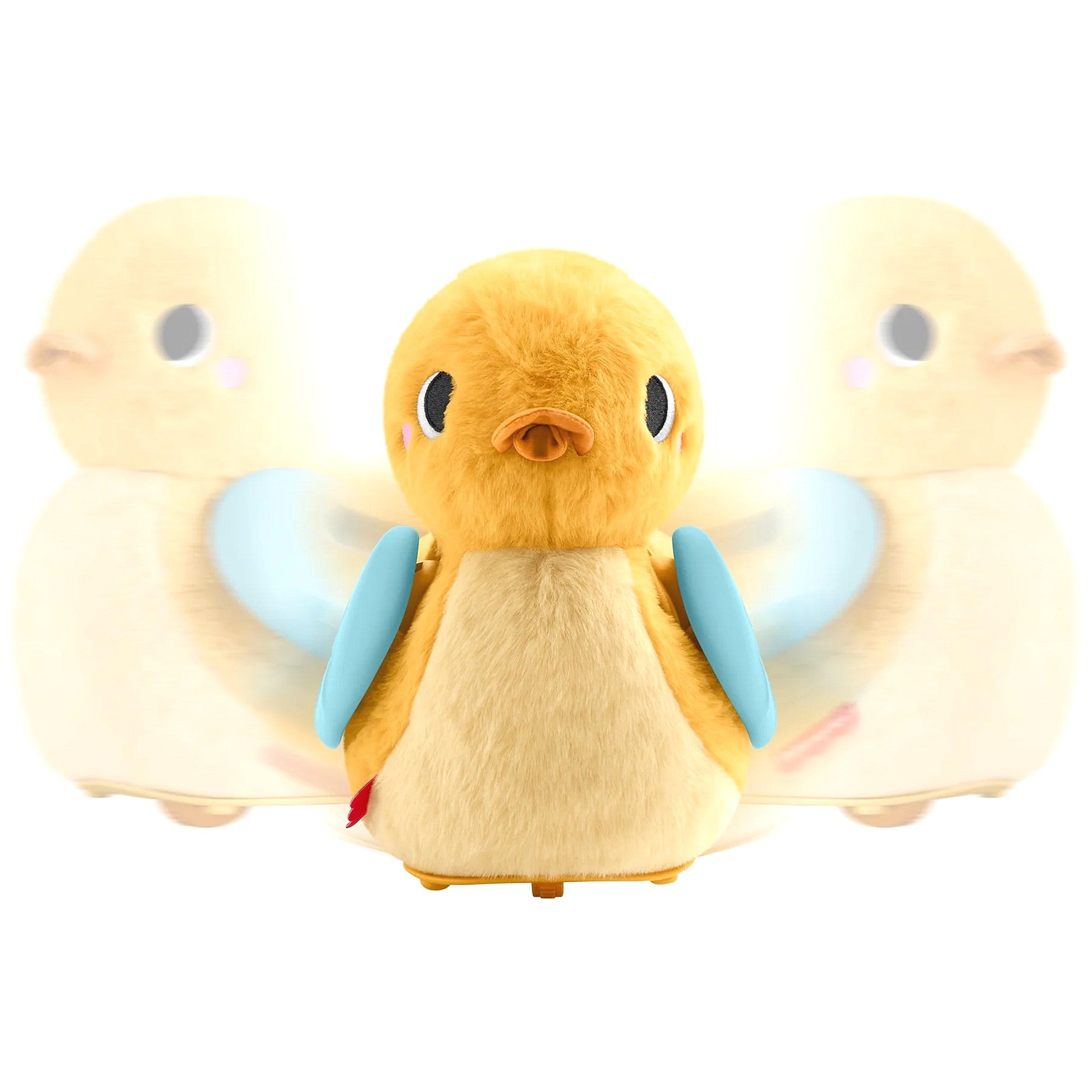 Fisher-Price - 4-In-1 Cuddle & Crawl Duck Baby Musical Tummy Time Plush Toy - Mattel