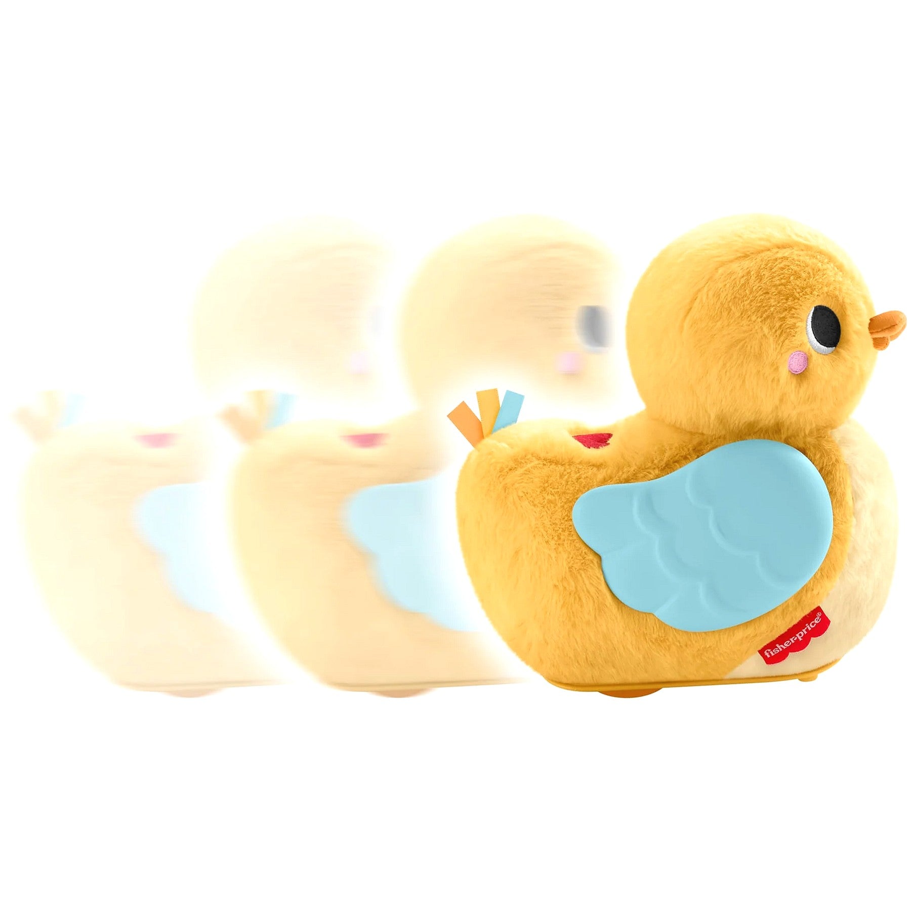Fisher-Price - 4-In-1 Cuddle & Crawl Duck Baby Musical Tummy Time Plush Toy - Mattel