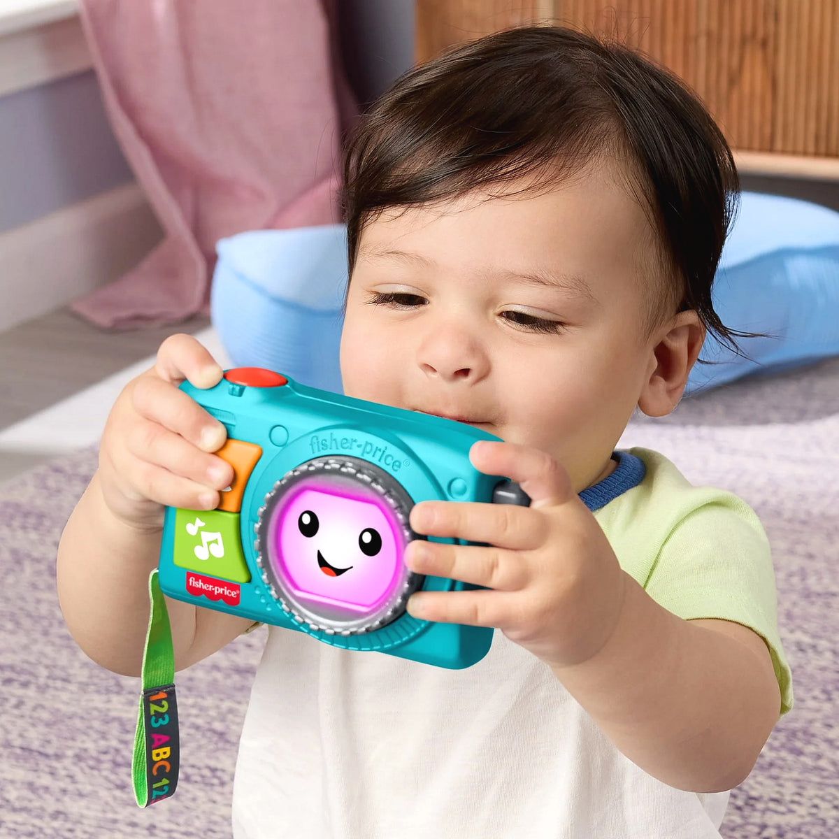 Fisher-Price - Laugh & Learn Light-Up Camera Musical Toy - Mattel