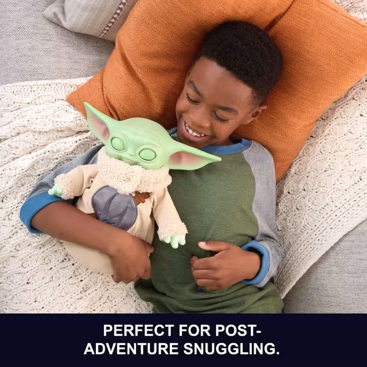 Star Wars - The Mandalorian & Grogu Movie Pick-Me-Up Grogu Character Plush Vinyl Head - Mattel