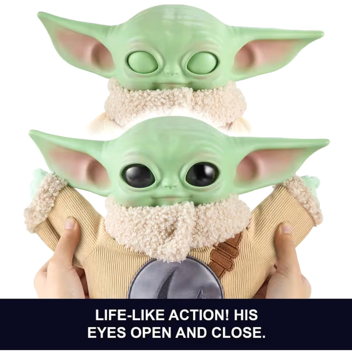 Star Wars - The Mandalorian & Grogu Movie Pick-Me-Up Grogu Character Plush Vinyl Head - Mattel