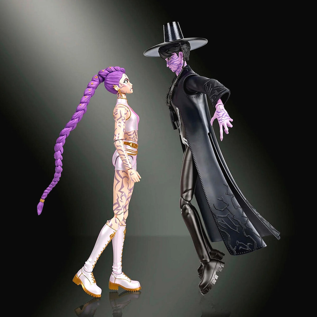 KPop Demon Hunters - 6.5-Inch Rumi & Jinu Final Battle Action Figure 2 Pack - Mattel