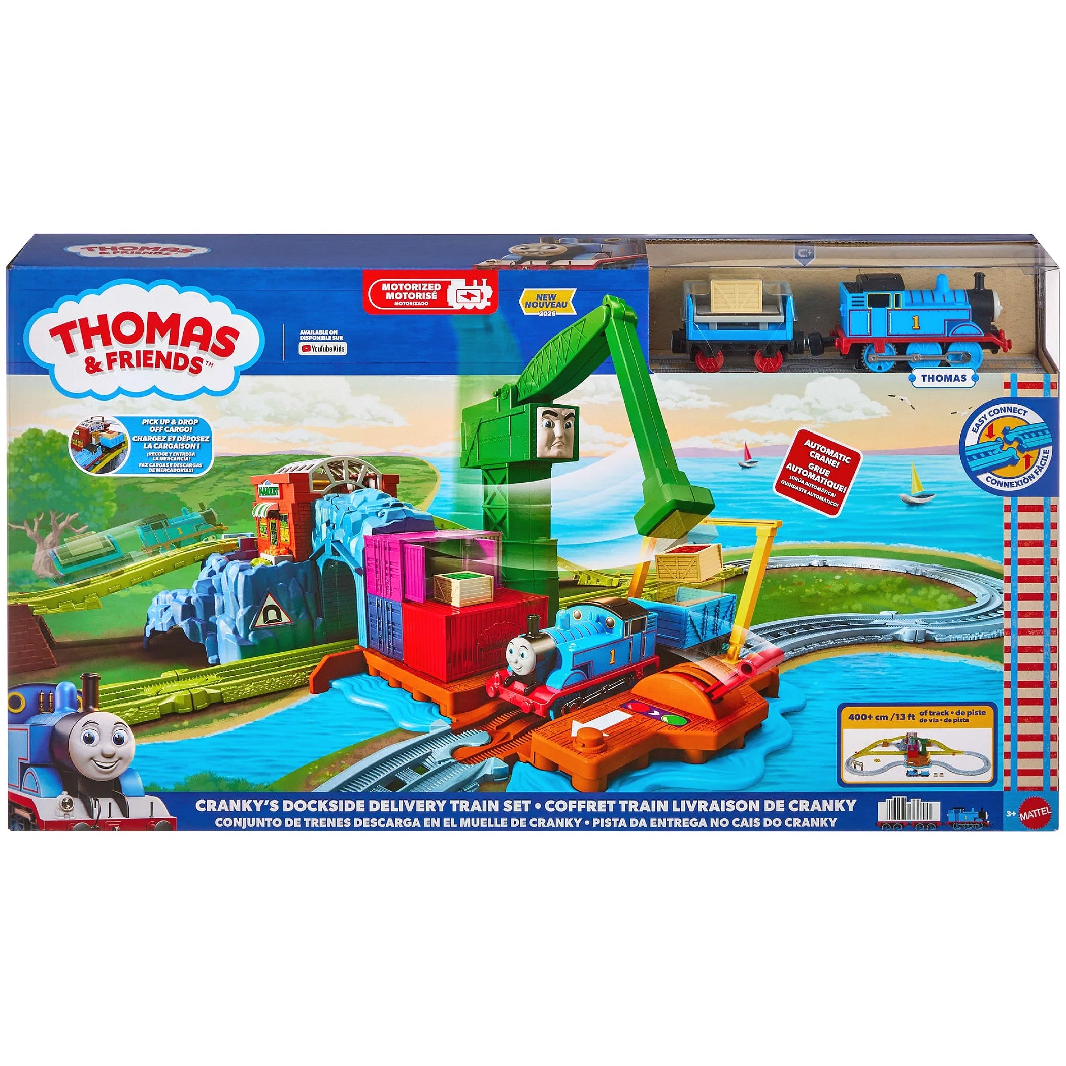 Thomas & Friends - Cranky's Dockside Delivery Train Set - Mattel