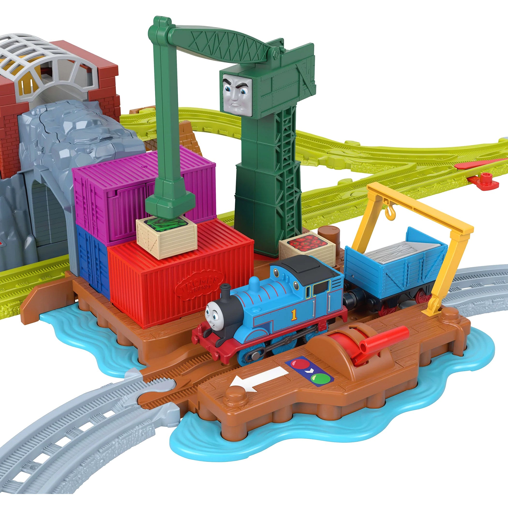 Thomas & Friends - Cranky's Dockside Delivery Train Set - Mattel