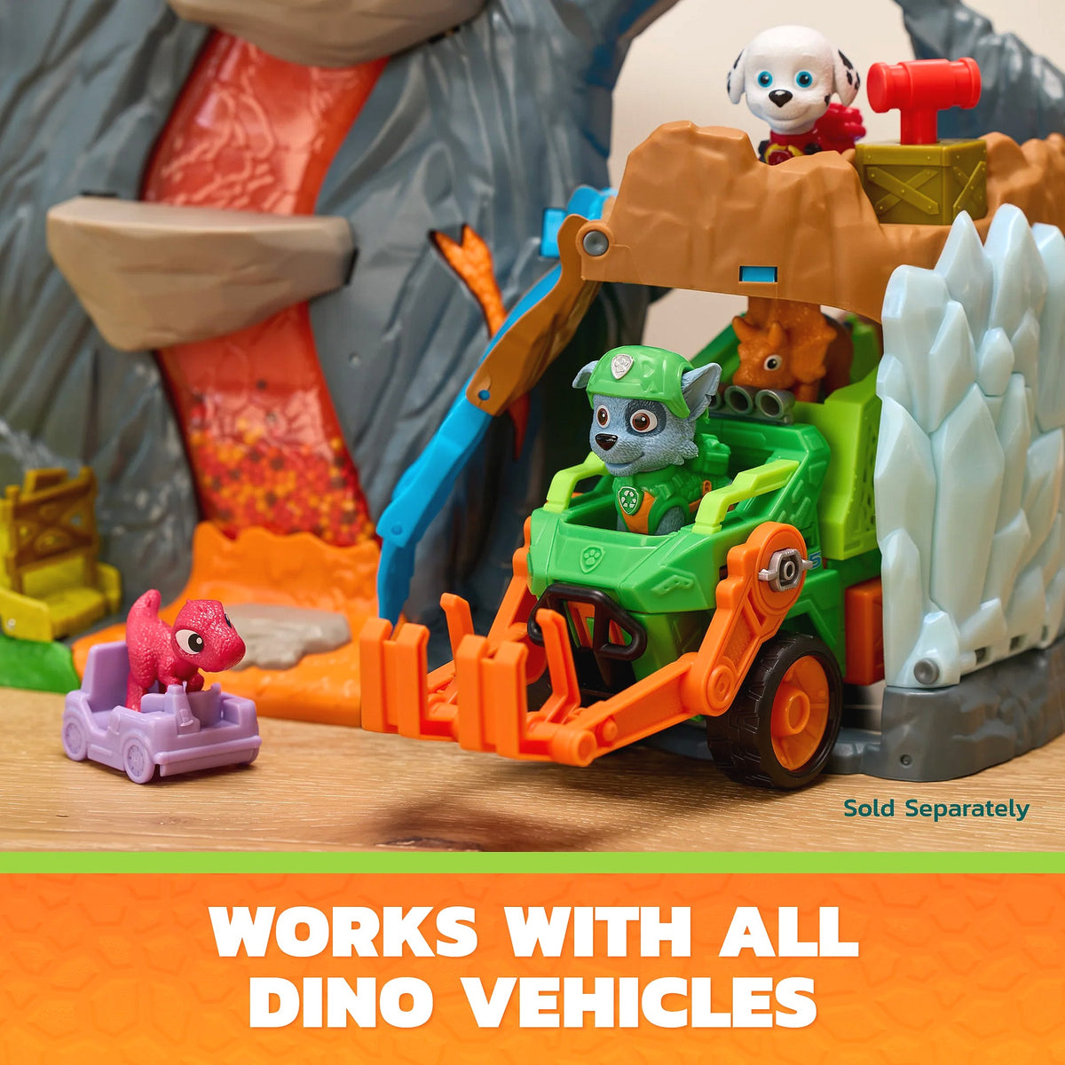 PAW Patrol - The Dino Movie Super Lava Blast Playset - Spin Master