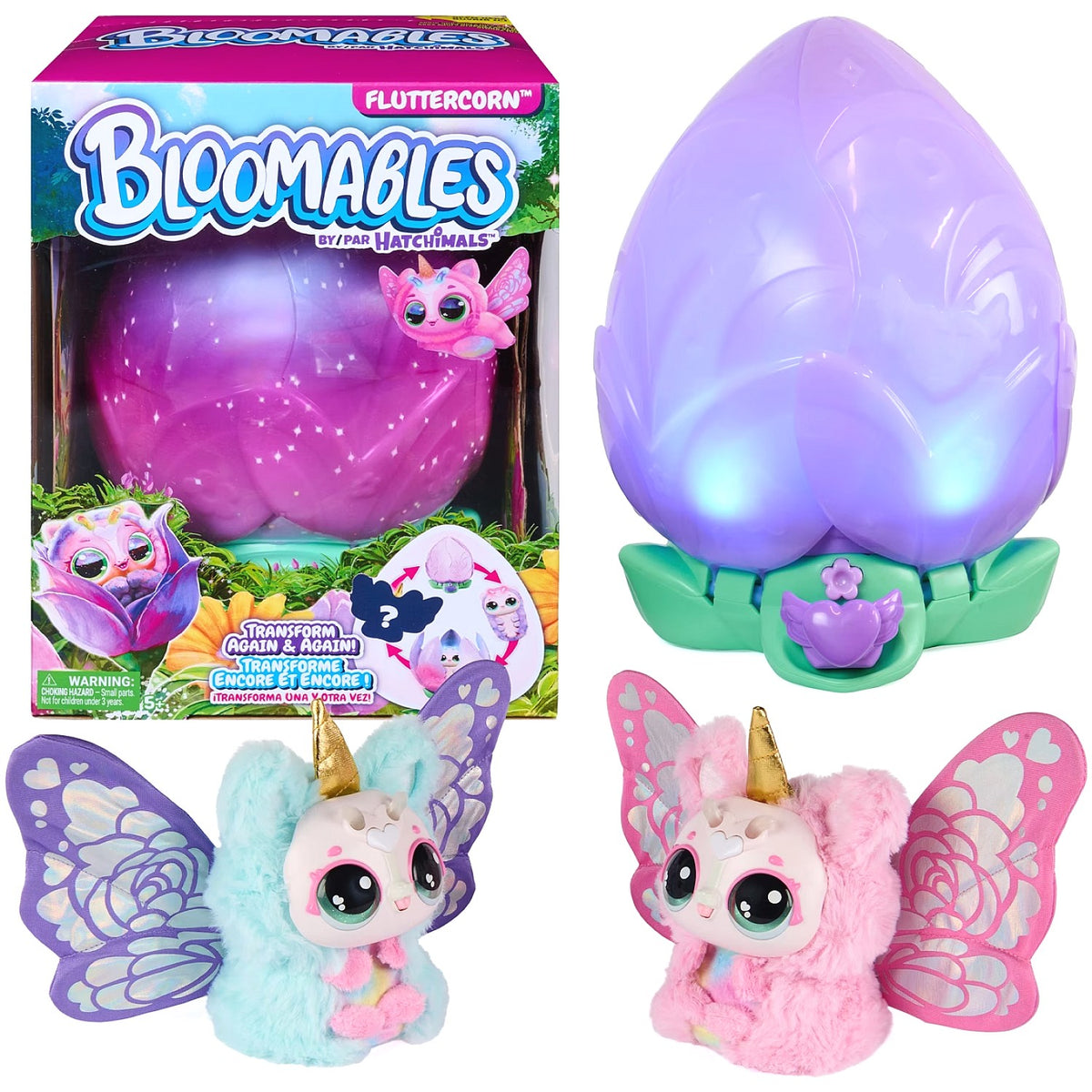Hatchimals - Bloomables by Hatchimals Surprise Fluttercorn - Spin Master