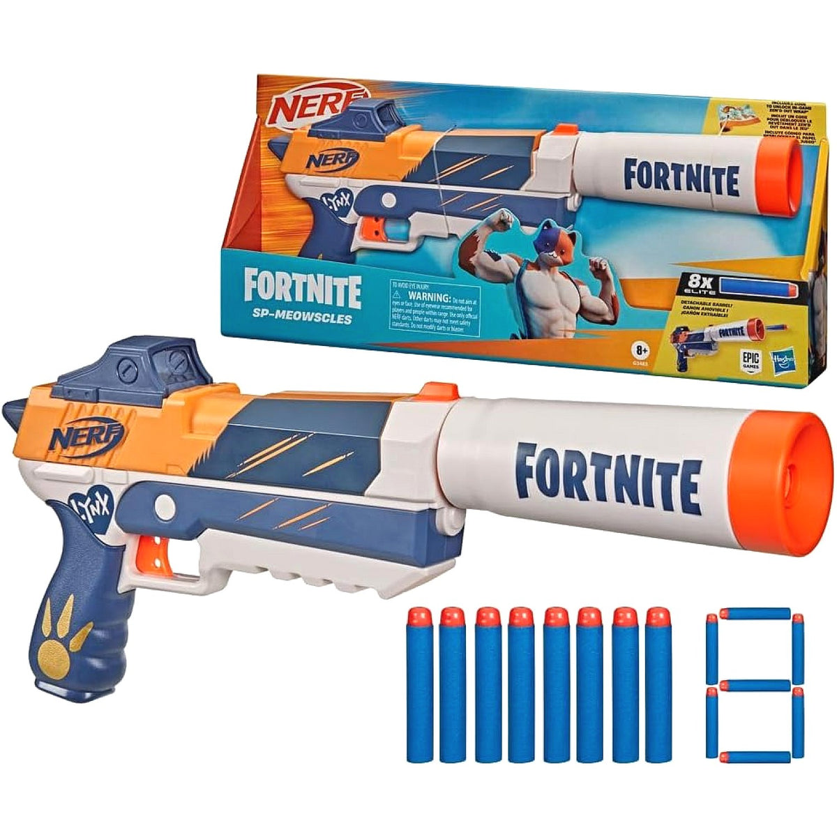 Nerf - Fortnite SP-Meowscles Blaster - Hasbro