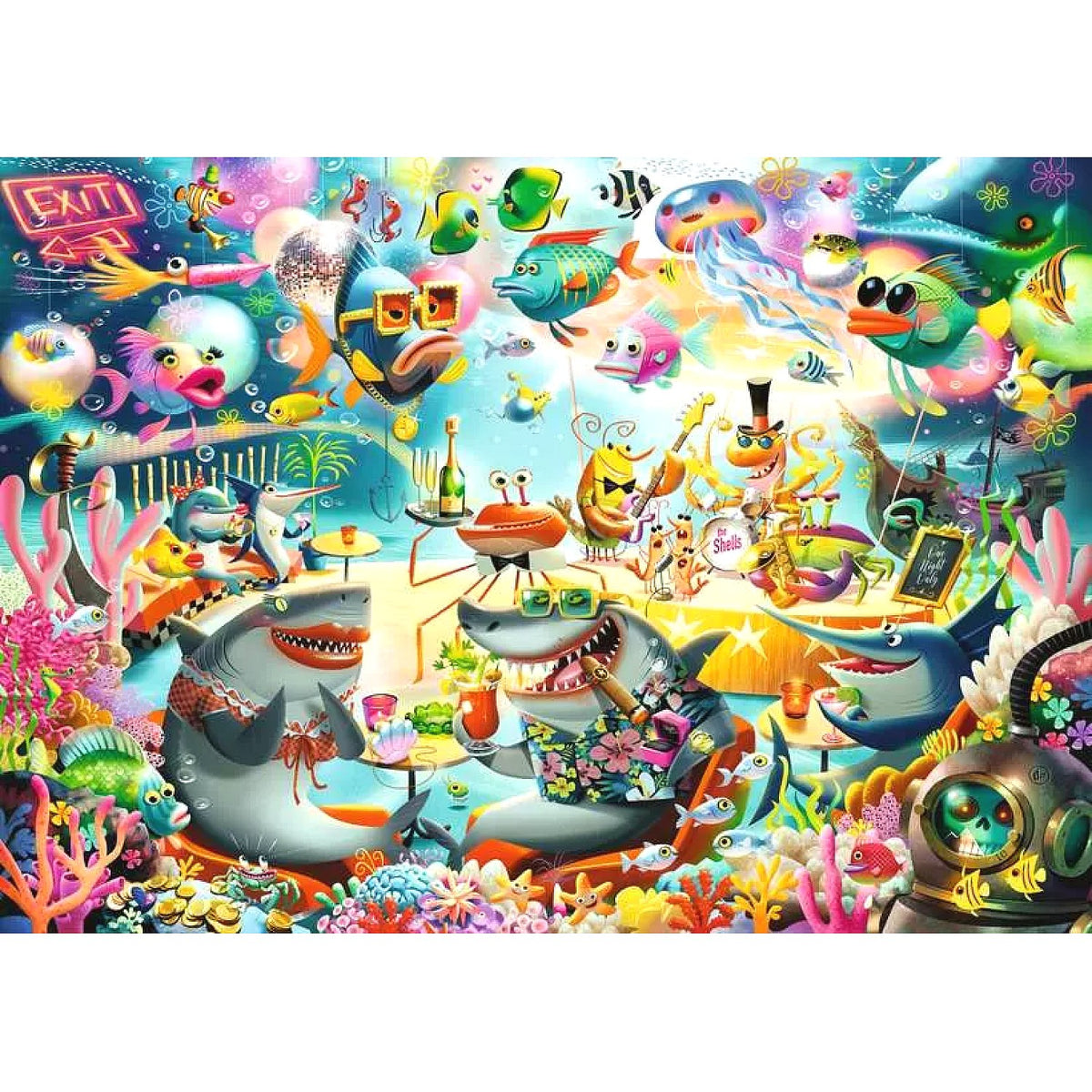 Ravensburger - Dean MacAdam Ocean Lounge Jigsaw Puzzle 1000 Pieces