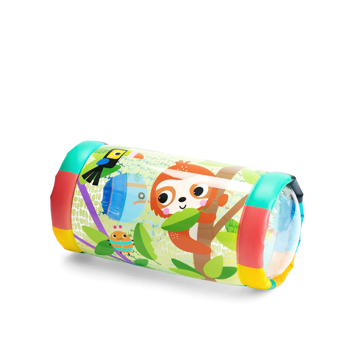 Bright Starts - Roll-Along Rainforest Push & Crawl Inflatable Roller