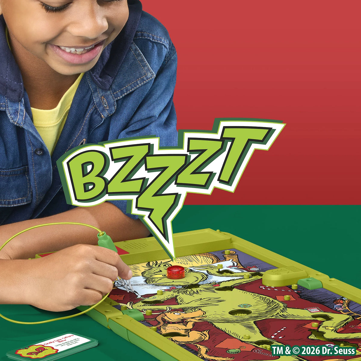 Hasbro Games - Operation Dr. Seuss The Grinch Edition Electronic Board Game