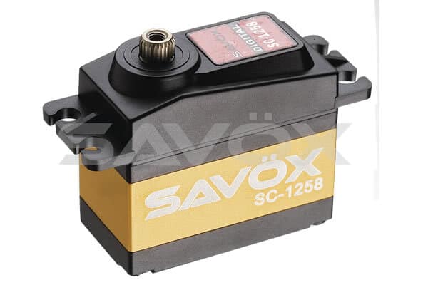 SAVOX SUPER SPEED TITANIUM GEAR DIGITAL SERVO SC1258TG