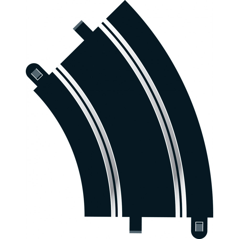 SCALEXTRIC - TRACK STANDARD CURVE 45DGR C8206