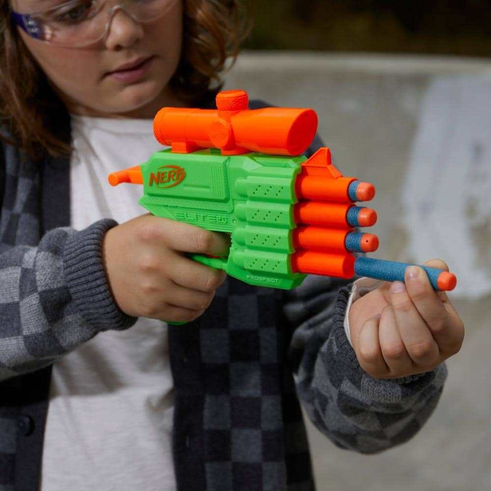 Nerf - Elite 2.0 Face Off Target Set Includes 2 Toy Foam Dart Blasters & Target & 12 Nerf Elite Darts