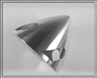 2-1:4' FAI 4-BLADE TRU TURN ALUMINIUM SPINNER TT2264B 4-BLADE