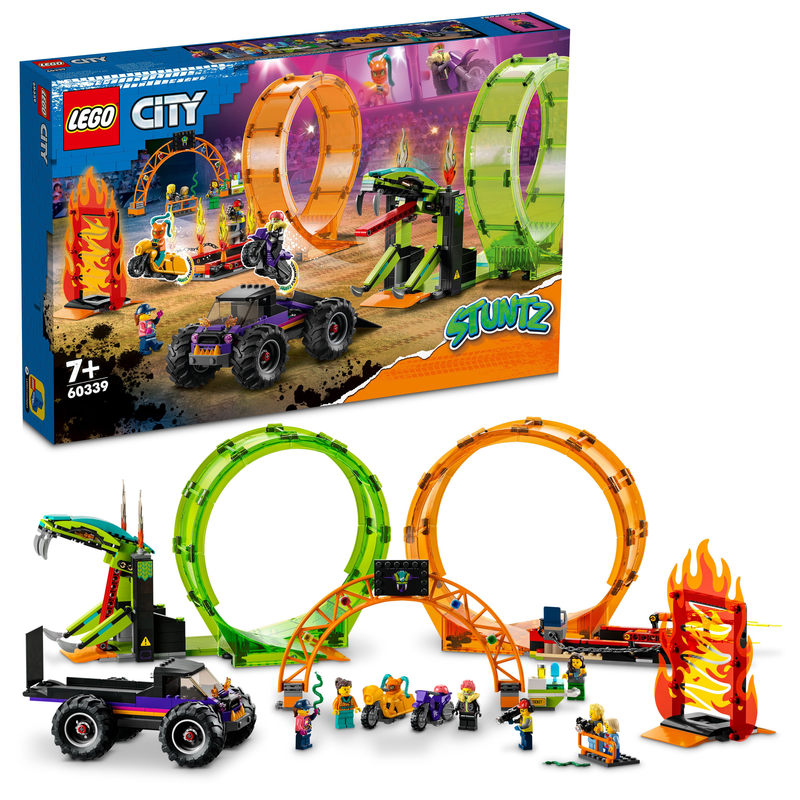 LEGO® 60339 Double Loop Stunt Arena - City Stuntz