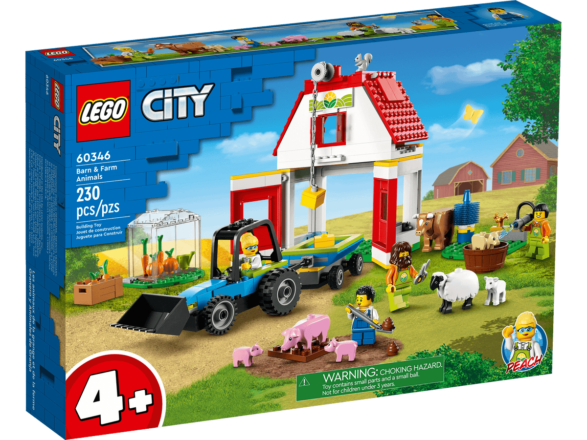 LEGO® 60346 Barn & Farm Animals - City Farm 4+