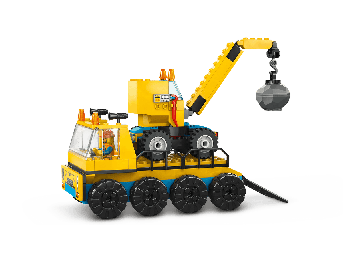 LEGO® 60391 Construction Trucks and Wrecking Ball Crane - City 4+
