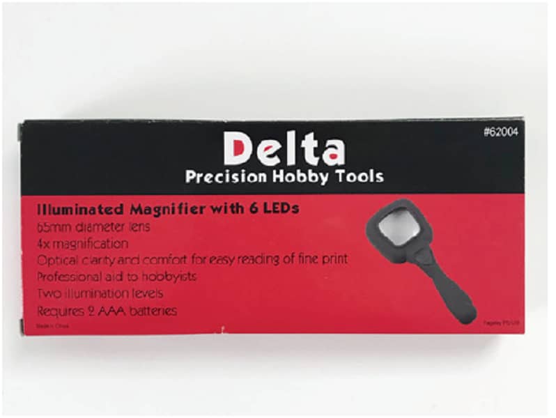 MAGNIFYING GLASS WITH 6 LEDS