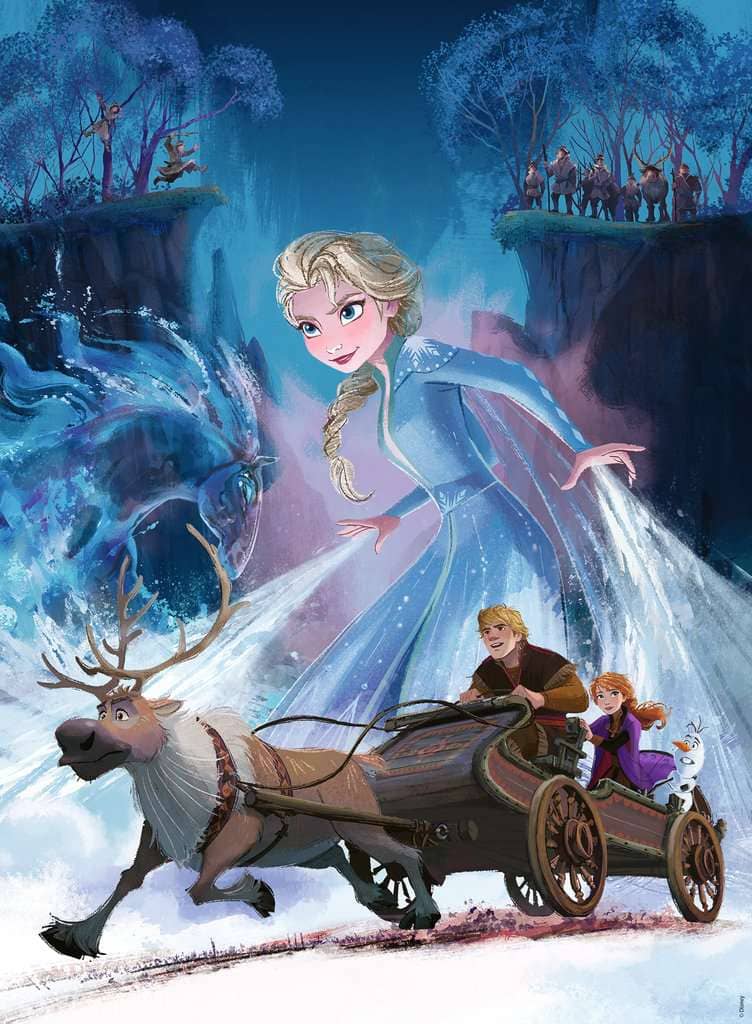 Ravensburger - Disney Frozen 2 The Mysterious Forest Jigsaw Puzzle Xxl 200 Pieces