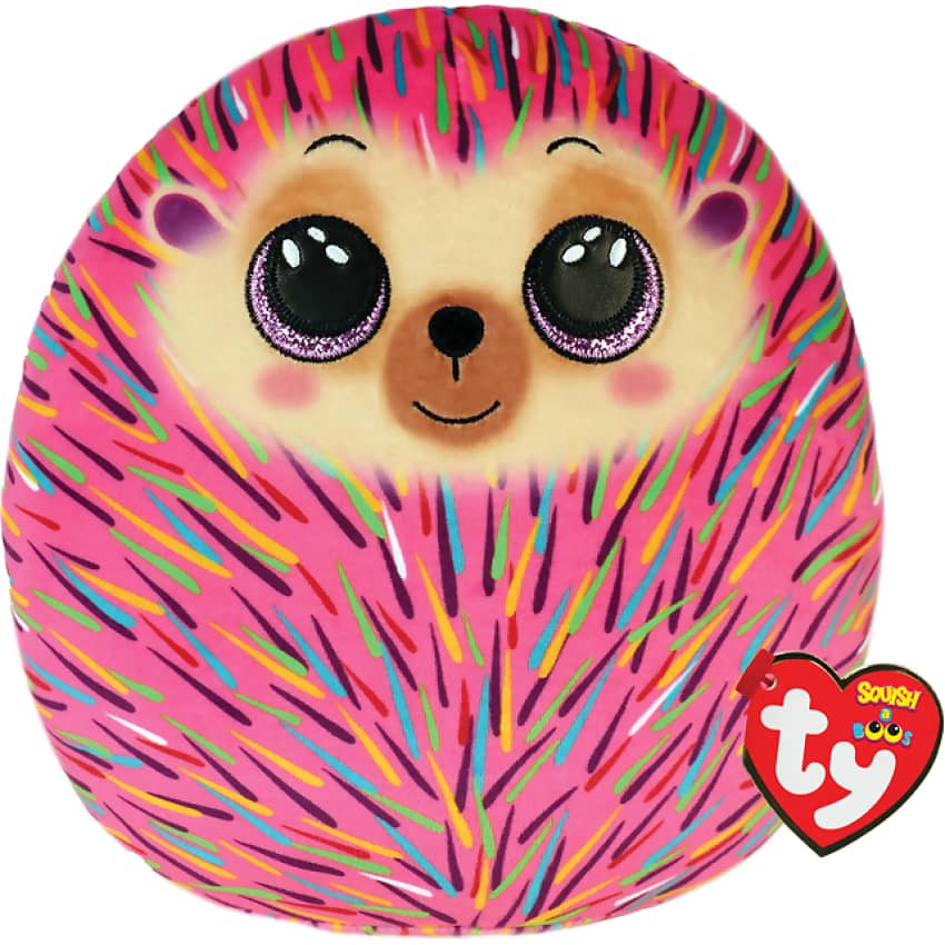 Ty - Squish-a-boos - Hildee Multicolored Hedgehog - Large 14 Inches - Squishy Beanies