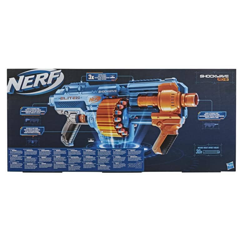 Nerf - Elite 2.0 Shockwave Blaster Gun Rd-15