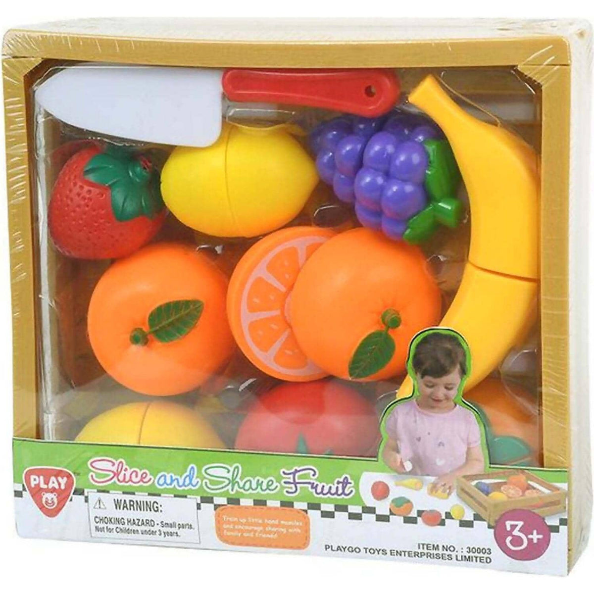 Playgo Toys Ent. Ltd - Slice And Share Fruit 11 Piece