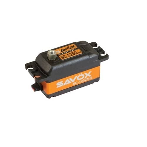 SAVOX LOW PROFILE SUPER SPEED METAL GEAR SERVO SC1252MG