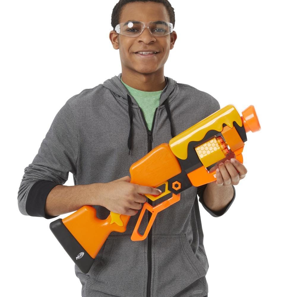 Nerf - Roblox Adopt Me! - Bees! Lever Action Blaster 8 Nerf Elite Darts Code To Unlock In-game Virtual Item