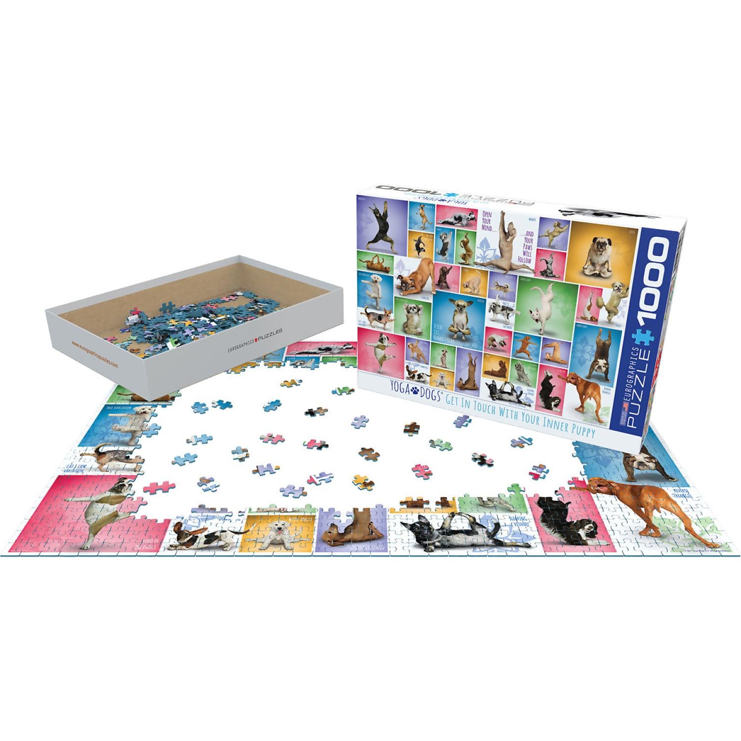 EuroGraphics - Yoga Dogs - Jigsaw Puzzle 1000 Pieces