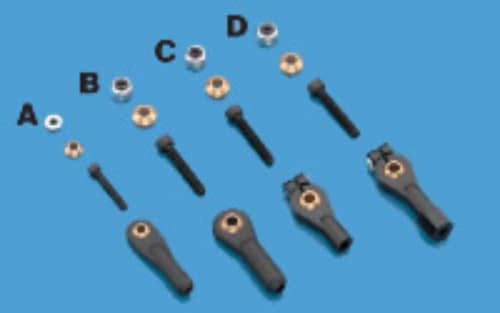 DUBRO - E/X ADJ BALL LINK 4-40 2141