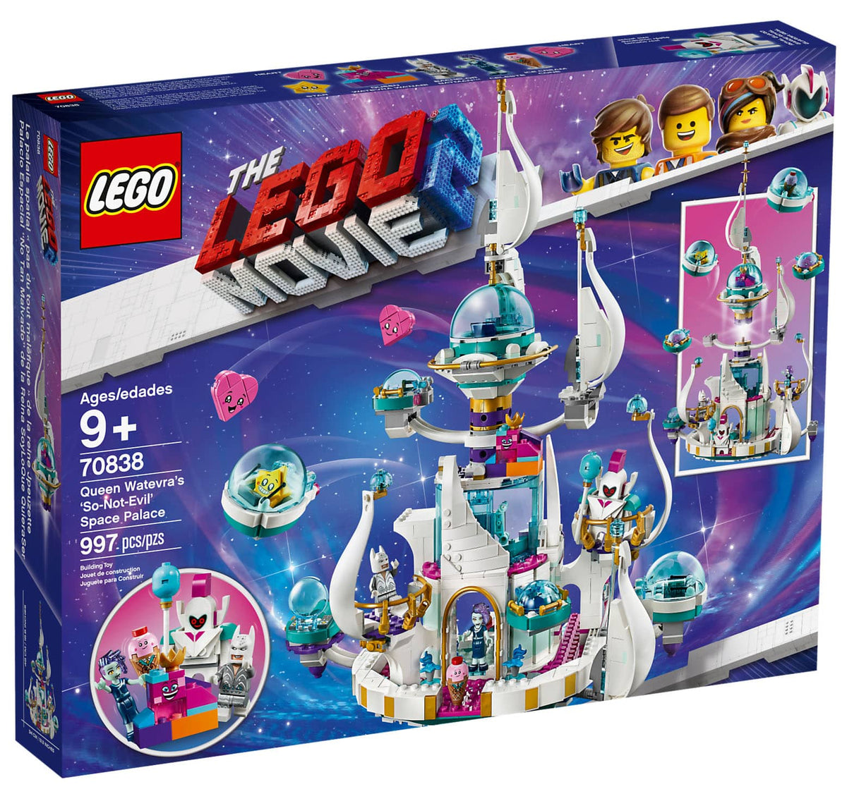 LEGO® 70838 Queen Watevra's So-Not-Evil' Space Palace - THE LEGO® MOVIE 2