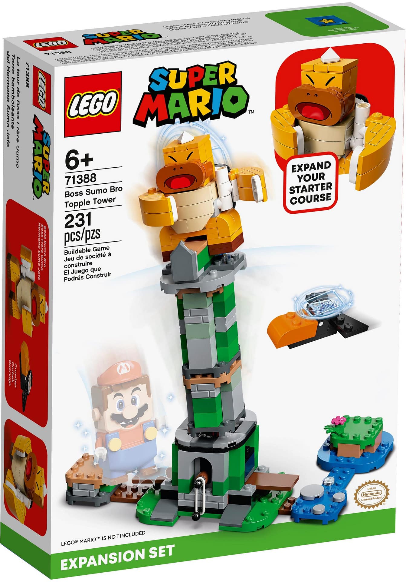 LEGO® 71388 Boss Sumo Bro Topple Tower Expansion Set - Super Mario™