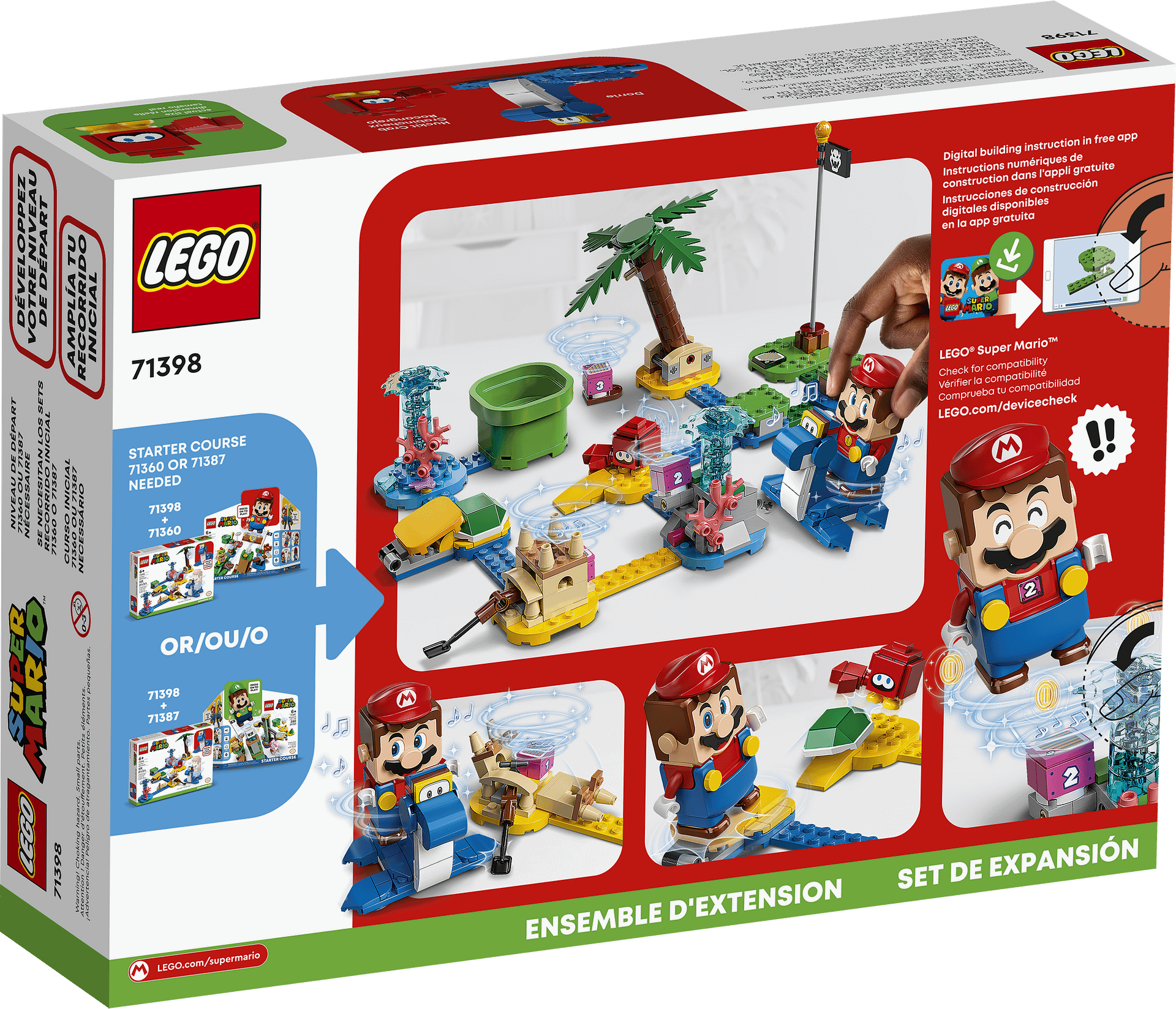 LEGO® 71398 Dorrie s Beachfront Expansion Set - Super Mario™