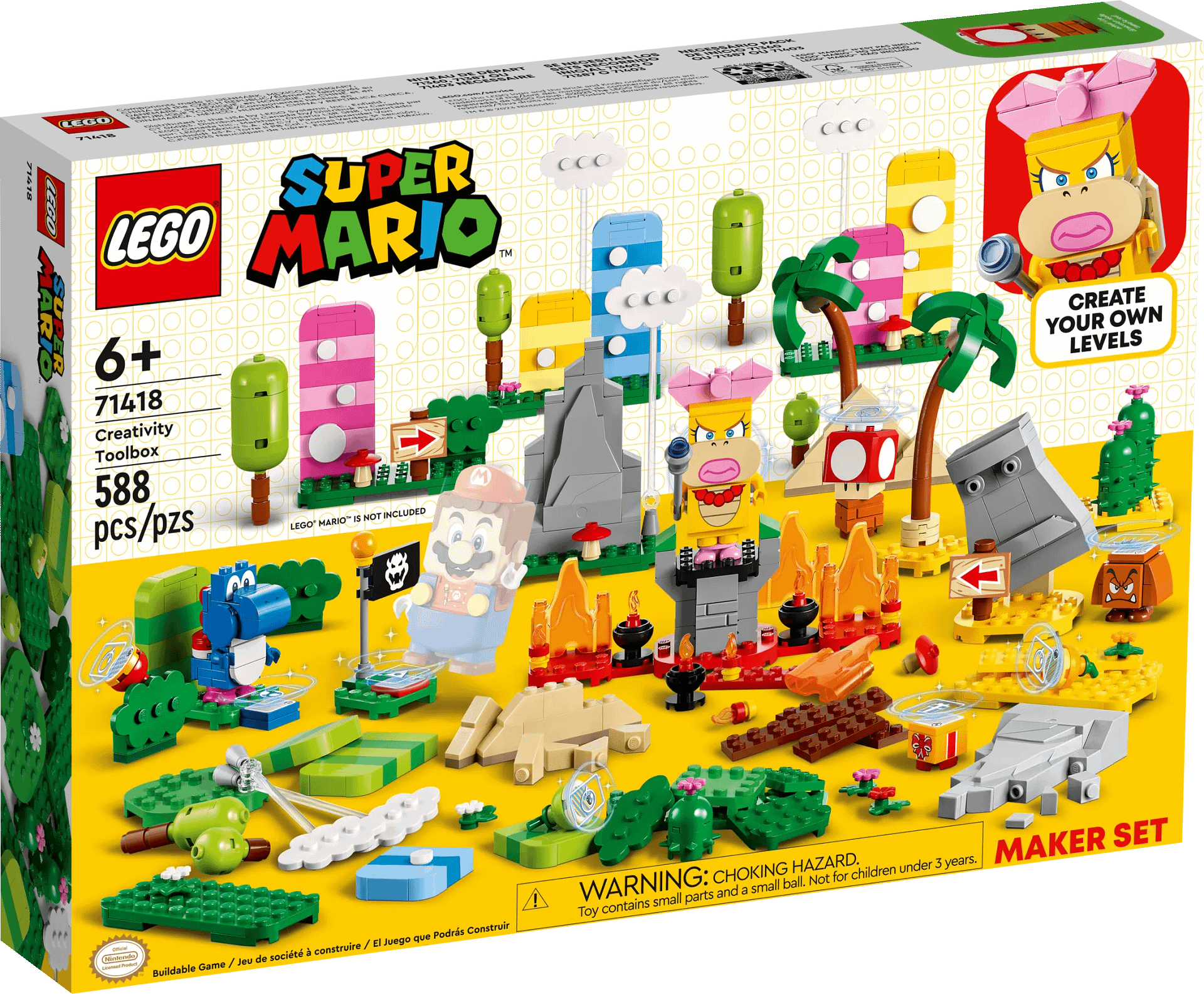 LEGO® 71418 Creativity Toolbox Maker Set - Super Mario™