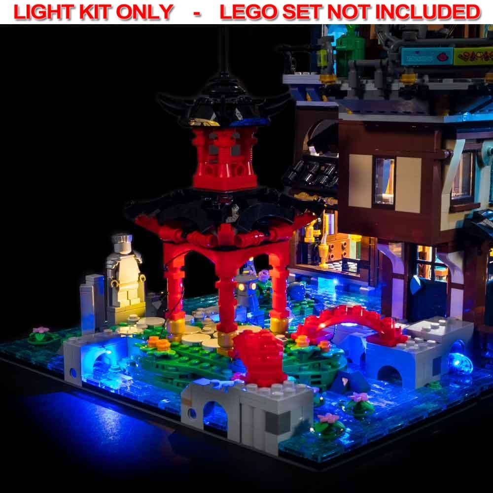 Light My Bricks - LIGHT KIT for LEGO® NINJAGO® City Gardens 71741
