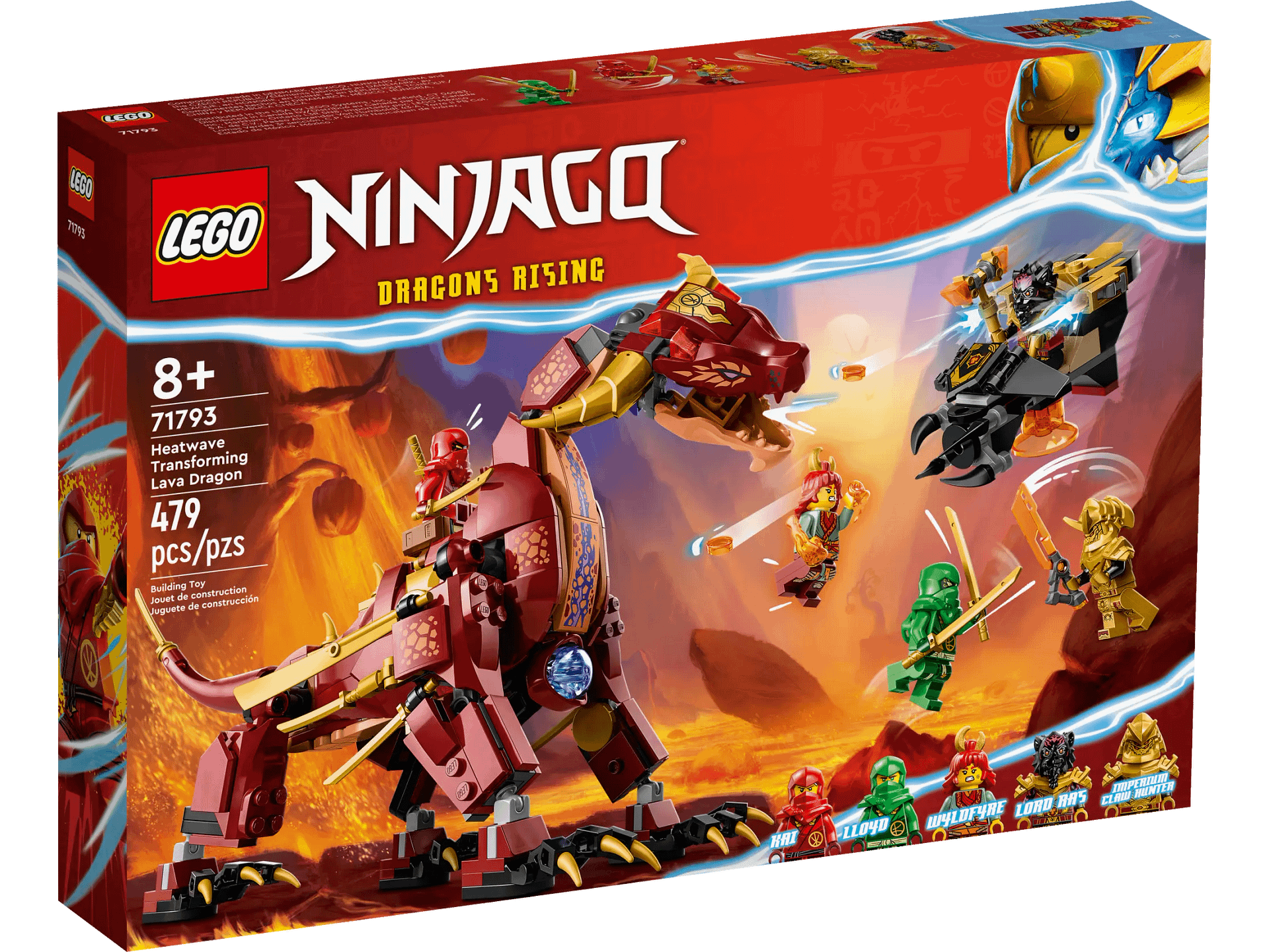 LEGO® 71793 Heatwave Transforming Lava Dragon - NINJAGO®