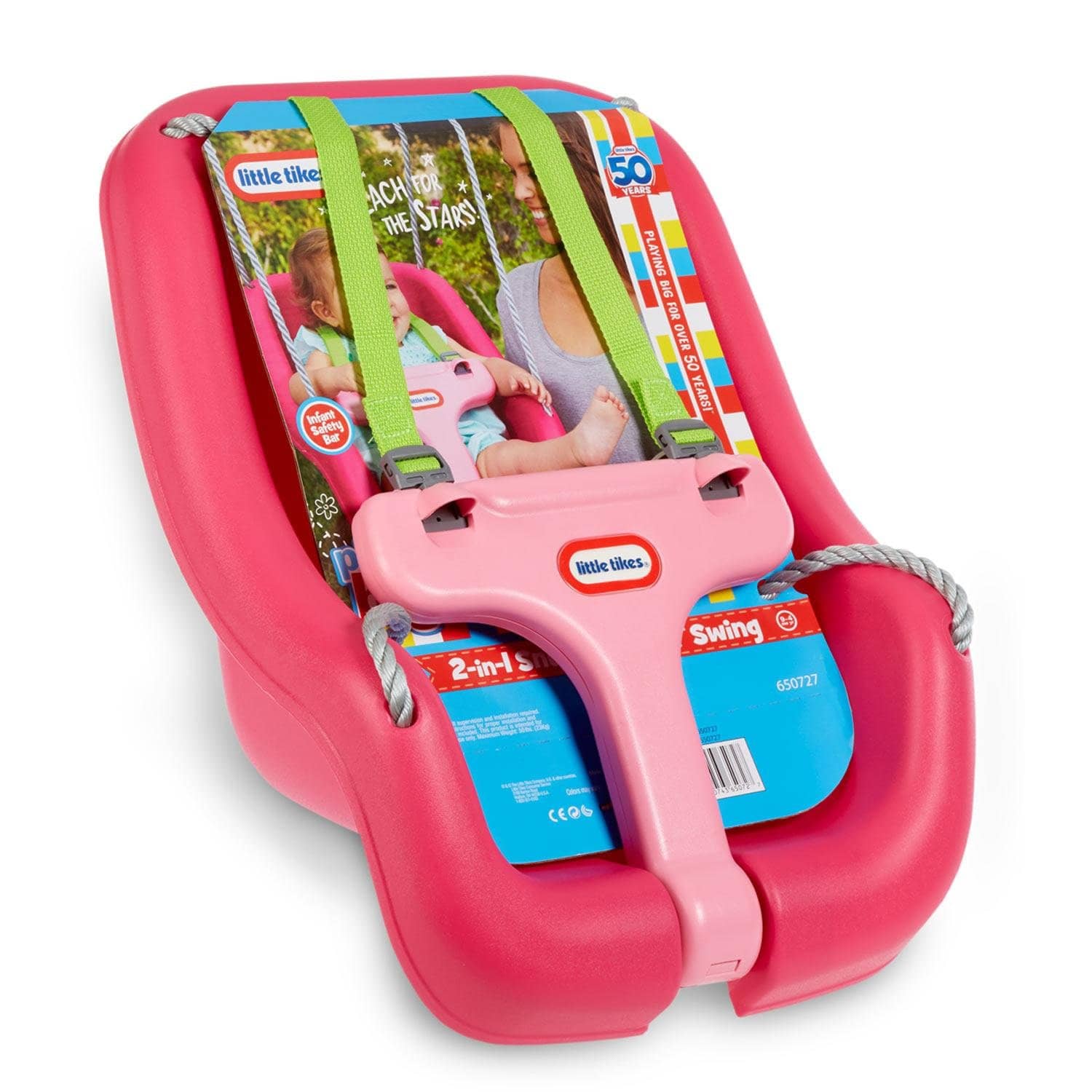 Little Tikes - 2-in-1 Snug 'n Secure Swing - Magenta