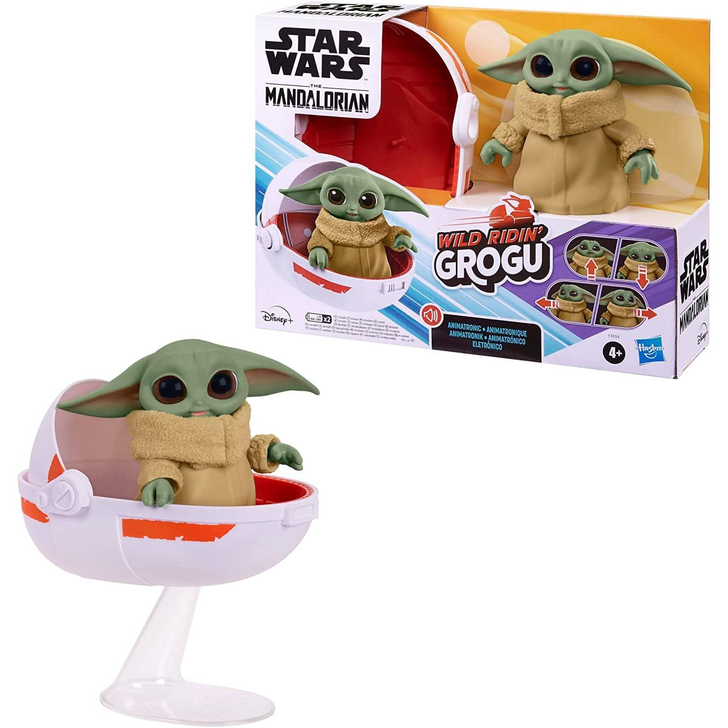 Star Wars - The Mandalorian Wild Ridin Grogu Animatronic - Hasbro