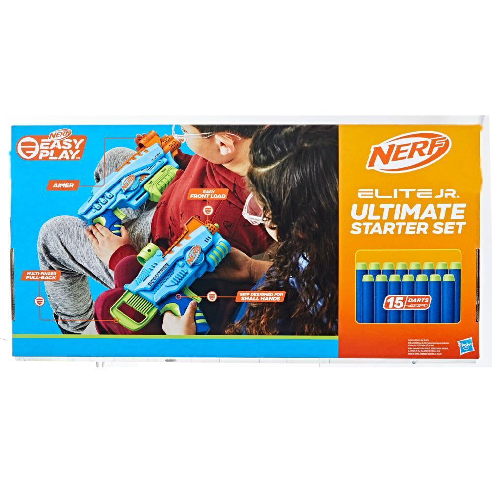 Nerf - Elite Junior Ultimate Starter Set 2 Blasters 15 Nerf Elite Darts