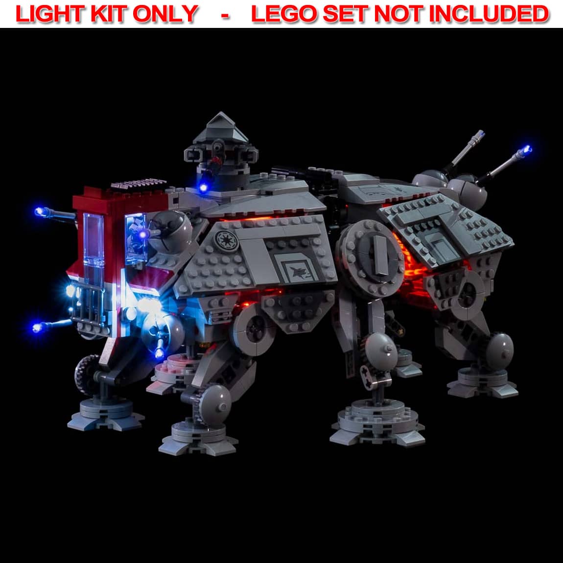 Light My Bricks - LIGHT KIT for LEGO® AT-TE Walker 75337 - Light My Bricks